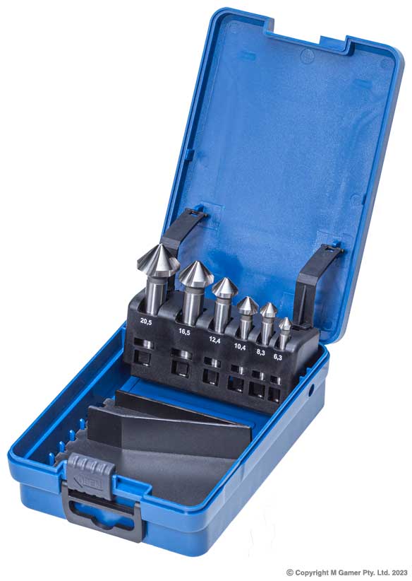 90? Countersinks 6 Piece Set